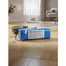 Wiami Fx9 Pro Robot Süpürge Batarya 14.4V 5200MAH Li-Ion Pil Yüksek Kapasiteli Yedek Batarya