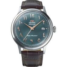 Orient RA-AC0035E30B Otomatik Deri Kahverengi Yeşil Kadran 41 mm Erkek Kol Saati