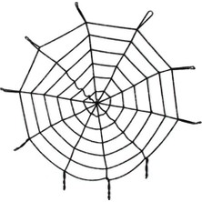 Marsilyan Halloween Cadılar Bayramı Örümcek Ağ Dekor Siyah