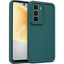 Fenza Infinix HOT50-4G Uyumlu Kamera Çıkıntılı Mat Silikon Telefon Kılıfı