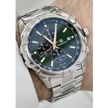 Momentus Orijinal 2 Yıl Garantili Yeşil Kadran 10ATM Su Geçirmezlik Safir Cam Erkek Kol Saati ILKSM395S-15SR