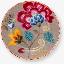 Pip Studio Fantasy Blooming Tales Haki Porselen Pasta Tabağı 17 cm