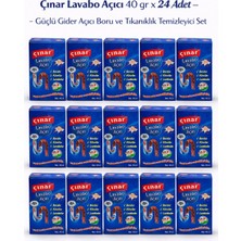 urfakent bilişim ve medya danışmanlık Çınar Lavabo Açıcı 40 gr x 24 Adet – Profesyonel Güçlü Gider Açıcı Tıkanıklık Temizleyici Set