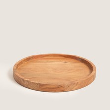 Chakra Luısa Ahşap Tepsi 30X30X2.5CM Natural