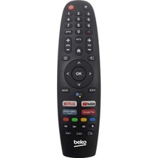 Zeyar Teknoloji BEK0 Orjinal Ses Komutlu Bluetooth Android TV Kumandası - Netflix / Youtube Tuşlu