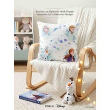 Zorlu Tekstil Zorlu Disney Frozen (Karlar Ülkesi) Lisanslı Dekoratif Kırlent / Yastık