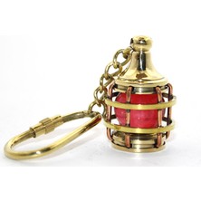 Urfakent Bilişim Pirinç Kırmızı Gaz Lambası Tasarımlı Anahtarlık