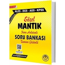 Feifei Tasarı Yayınları Ales Dgs Kpss Meb-Ags Sözel Mantık Konu Anlatımlı Soru Bankası Çözümlü