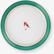 Pip Studio Love Birds Yeşil Porselen Çay Tabağı 9 cm
