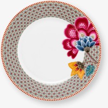 Pip Studio Fantasy Blooming Tales Haki Porselen Kahvaltı Tabağı 21 cm