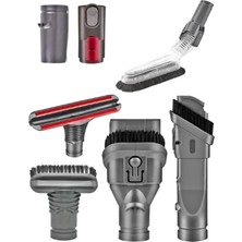Ticimark Dyson Yedek Aksesuar V8 V10 V11 DC19 DC35 DC37 DC52 DC59 Ile Uyumlu Mini Başlık 7 Parça