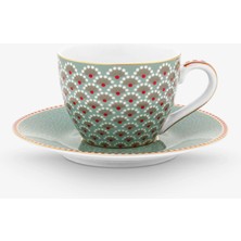 Pip Studio Fantasy Blooming Tales Mavi Porselen Kahve Fincanı 120 ml