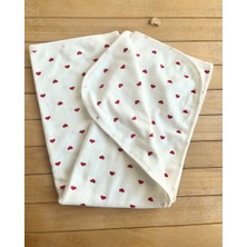 Berço ❤️naturel Kalpli Pamuklu 80X90 cm Çift Kat Penye Bebek Battaniye