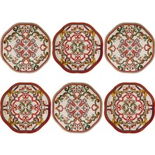 LuckyArt Velora Bone 20 cm 6li Tabak Seti