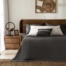 Chakra Lillia Çift Kişilik Pike 210X240 cm Antrasit