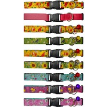 Marsilyan Desenli Zilli Kedi Tasması