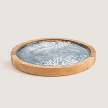 Chakra New Marine Sunum Tabağı 25cm Natural