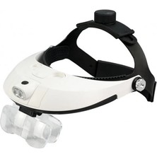 Acstore -5 Mercekli Çok Fonksiyonlu, Başlık Tip Işıklı Büyüteç 81001H