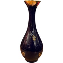 Fransız Limoges Porselen El Boyama Vazo 19 cm Yüksekliğinde