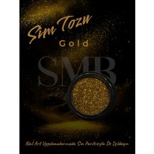 SMB Profesyonel Sim Süs Altın Nail Art Kalıcı Oje Tırnak Süsleme