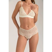 Lovely Things Karen Dantelli Brazilian Külot - Ekru