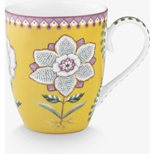 Pip Studio Lily & Lotus Sarı Porselen Kupa 350 ml