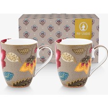 Pip Studio Fantasy Blooming Tales Haki Porselen Kupa Seti 350 ml