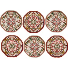 LuckyArt Velora Bone 27 cm 6li Tabak Seti