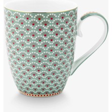 Pip Studio Fantasy Blooming Tales Mavi Porselen Kupa 350 ml