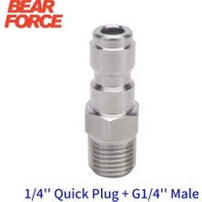 Robeve 1/4'' Quick Plug Bağlantı Aparatı Köpük Aparatları ve Kısa Tabancalar Ile Uyumlu
