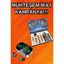 Acstore Yeni Model Akıllı Saat Ucuz Kaliteli Bluetooth Kulaklık Amoled Ekran Aynalı