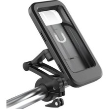 Acstore Gidon Bağlantılı Su Geçirmez Mıknatıslı Motorsiklet Telefon Tutucu