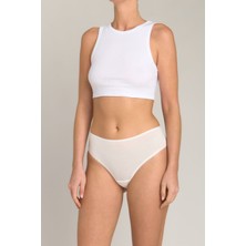 Lovely Things Daısy Mıcro Modal Cheeky Külot - Ekru