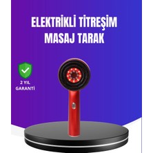 Acstore Kırmızı Işık Özellikli Saç Derisi Masaj Tarak Anti Dökülme