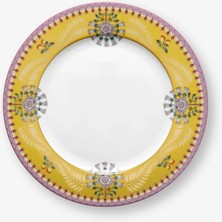 Pip Studio Lily & Lotus Sarı Porselen Kahvaltı Tabağı 23 cm