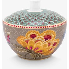 Pip Studio Fantasy Blooming Tales Mavi Porselen Şekerlik 300 ml