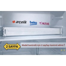 Öz Beyaz Eşya Beko  CN148121  Buzdolabı Ikinci Kat Sebzelik Orta Ray (Orjinal Y.d Parça)