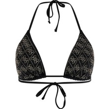Guess Diane Çıkarılabilir Pedli Üçgen Kadın Bej Bikini E6GJ24KCUO2-JBLK