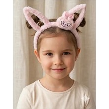 Sweet Twins Accessories Labubu Tavşan Kulaklı Peluş Kız Çocuk Tacı