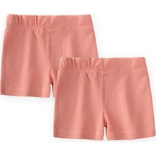 Cigit Ikili Waffle Boxer 2-11 Yaş Somon Yumuşak Dokulu Rahat Tasarım 2 Adet