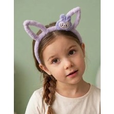 Sweet Twins Accessories Labubu Tavşan Kulaklı Peluş Kız Çocuk Tacı