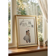 Atelier Baskı Kişiye Özel Fotoğraflı A4 Poster - "bazı Ruhlar Evvelden Aşinadır" Temalı Dekoratif Baskı