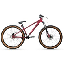 Carraro Bandıt Özel Seri Akrobasi Bisikleti 310H Hd 26 Jant 1-V Mat Koyu Kırmızı Siyah