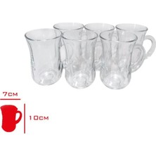 Marsilyan Bardak Kulplu 6 Li Istikane Mug -81674