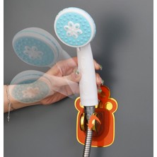 Marsilyan Yapışkanlı Hayvan Figürlü Hareketli Duş Başlığı Tutucu