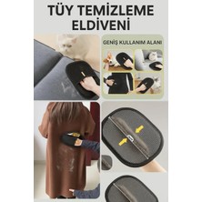 Carger Kedi Köpek Tüy Toplayıcı – Halı, Kıyafet, Koltuk Için Pratik Temizleme Eldiveni-Yıkanabilir 2 adet