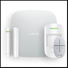 Ajax  Starterkit Plus, Kablosuz, Alarm Kiti, Beyaz