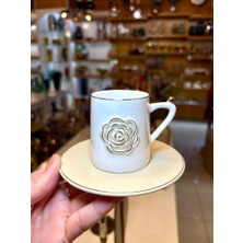 Acar Rozsa Bej Tek Kişilik Türk Kahvesi Fincanı