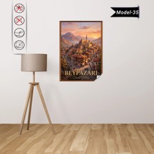 Akıllı Kağıt Türkiye Iller Tablo - Poster Beypazarı (Model-35)