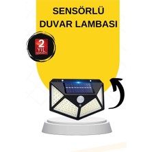 Marsilyan Sensörlü Güneş Enerjili Duvar Lambası